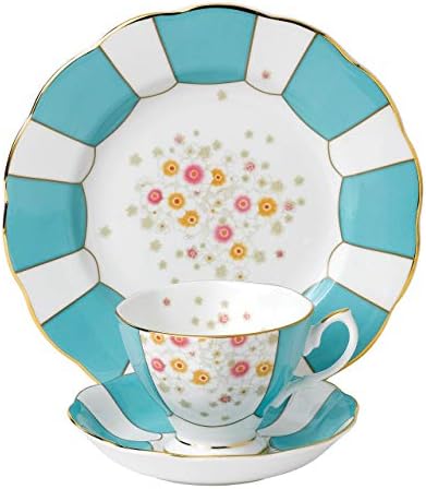 Royal Albert 100 Years 1930 3-Piece Set (Teacup, Saucer & Plate 8") by RoyalAlbert