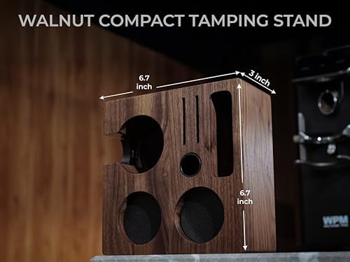 Walnut Espresso Tamping Station 54mm for Breville - Image 3