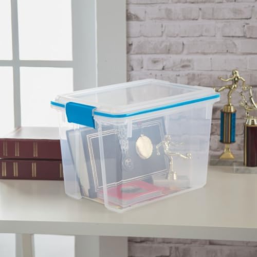 Sterilite Gasket Storage Box with Lids for Home & Office, 20 Quart, 6-Pack. - Image 6
