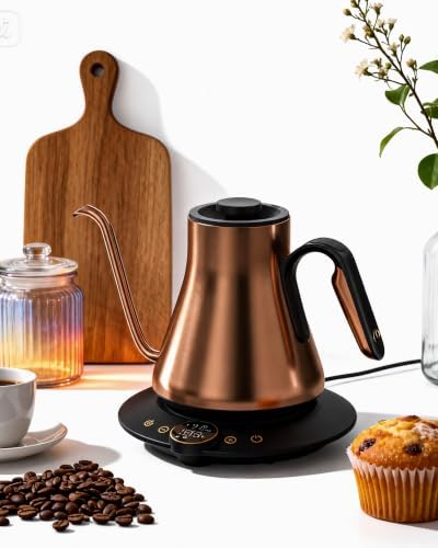 Cocinare FLOW B9 Gooseneck Electric Kettle ±1°F Temperature Control - Image 2