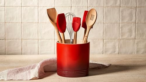 Le Creuset Stoneware Signature Utensil Crock, 2.7 qt., Artichaut - Image 5