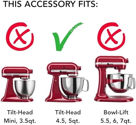 KitchenAid 5Q Dew Drop Ceramic Bowl, for 5Q Tilt-Head Mixers, KSM2CB5TDD - Image 2