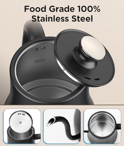KOIOS Gooseneck Electric Kettle, ±1℉ Temp Control, Mute Mode, 4H Keep Warm - Image 5