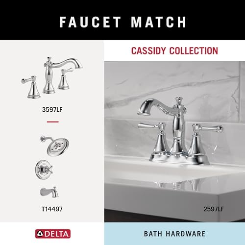 Delta Towel Rack | 24 Inch Polished Chrome Double Bar for Kitchen or Bathroom Towels | Cassidy Accessories - Image 5