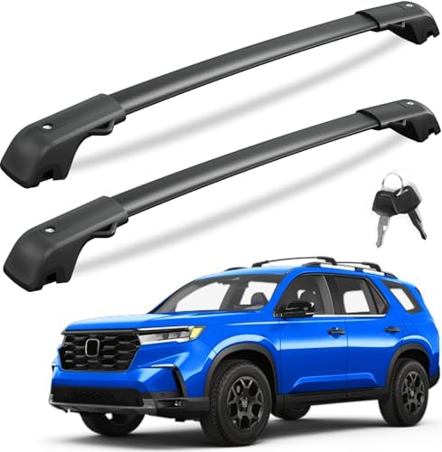 KINGGERI 300lbs Lockable Roof Rack Cross Bars for Honda Pilot 2023-2026 by KINGGERI