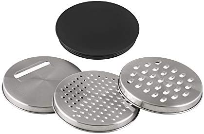 Ruvati 5 quart mixing bowl and colander set with grater attachments (6 piece set) - RVA1255 - Image 2