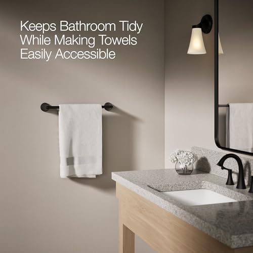 Kohler 35931-BL Buckley™ 18" towel bar, Matte Black - Image 4