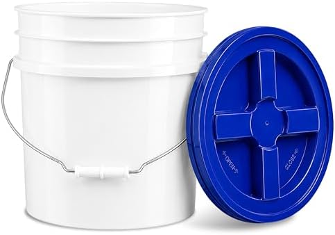 ePackageSupply 3.5 Gallon Bucket, Food-Grade w/Lid, BPA-Free, Blue, 1 Pack by ePackageSupply
