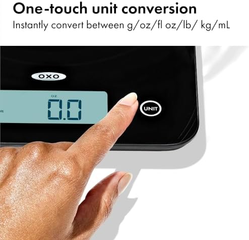 OXO Good Grips 22 Lb Everyday Glass Food Scale - Image 3