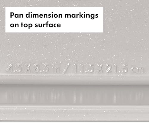 OXO Good Grips Non-Stick Pro Ceramic Coated Metal Bakeware 1Lb Loaf Pan – Biscuit (Pack of 6) - Image 6