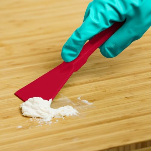 SPARTA 3" Plastic Handheld Scraper, Polypropylene, Red (Pack of 6) - Image 3