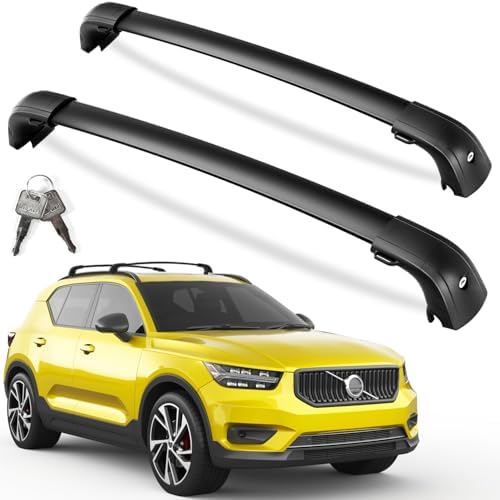KINGGERI 300lbs Roof Rack Cross Bars for Volvo XC40 XC-40 2018-2026 by KINGGERI