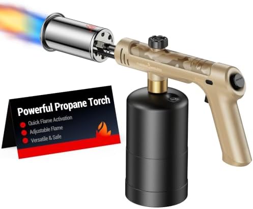 ThermoMaven Propane Torch Gun, One-Touch Max Fire Flame Thrower by ThermoMaven