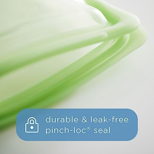 Stasher Premium Reusable Silicone Food Storage Bags, 4-Pack, Multicolor - Image 4