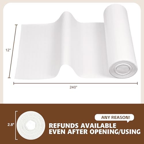 Shelf Liners for Kitchen Cabinets 12in x 30FT, Non Adhesive Drawer Liner - Image 3