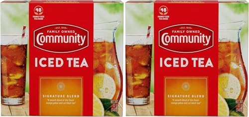 Community Coffee Signature Iced Tea, 48 Family Size Tea Bags, 48 Count Box (Pack Of 2) by CommunityCoffeeCompany