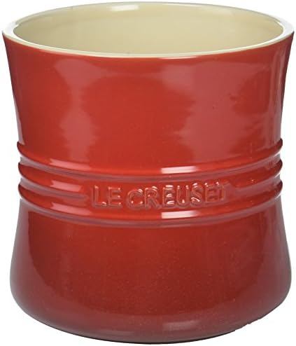 Le Creuset Stoneware Utensil Crock, 2.75 qt., Cerise by Unknown