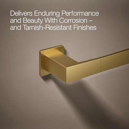Kohler 26633-2MB Honesty® 18" Towel bar, Vibrant Brushed Moderne Brass - Image 7