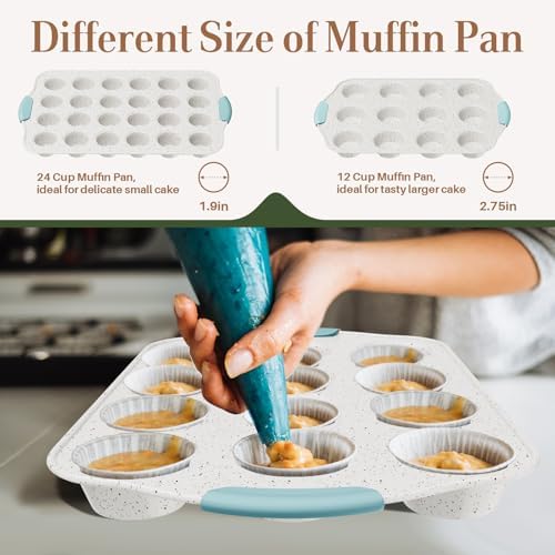 11-Piece Non-Toxic Bakeware Set – Nonstick, Stackable & Oven Safe Pans set - Image 3