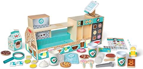 Melissa & Doug Wooden Café Barista Coffee Shop (35 Pieces) - FSC Certified - Image 4