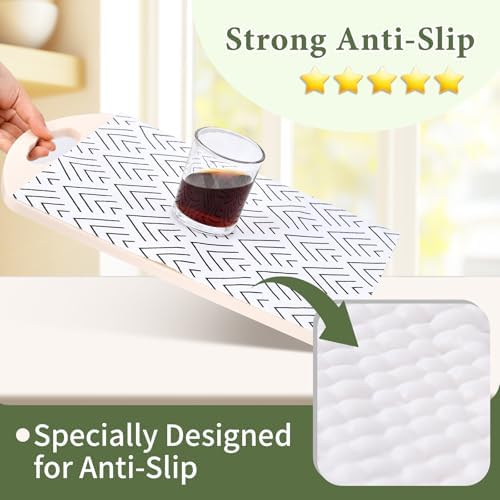 Shelf Liner for Kitchen Cabinets Non Adhesive Drawer Liner Non-Slip - Image 4
