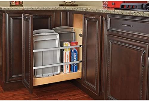 Rev-A-Shelf Pullout Bakeware Organizer w/Soft-Close, Min Opening 8.5" Wide - Image 2