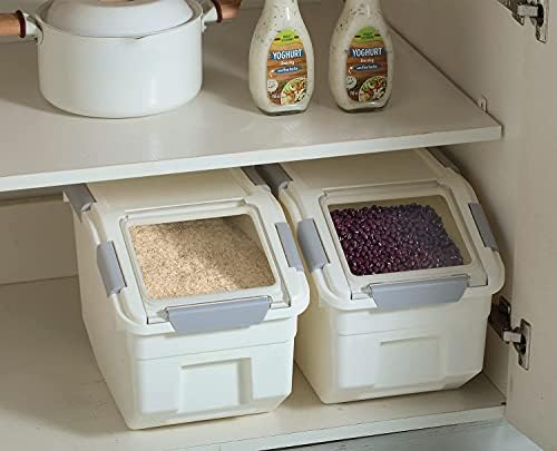 CITY BABY 2 Pack Airtight Flour Storage Container With Scoop,Dry Food, Sugar, Baking Supplies,Rice Container Set -BPA Free- Pet Food Storage Container,Dog Cat Birds Food Bin(50LB) - Image 4