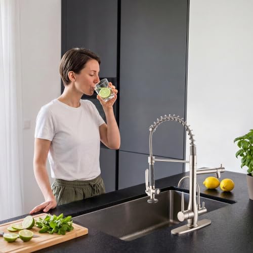 GIMILI 3 in 1 Commercial Kitchen Faucet with Water Filter System - Image 6