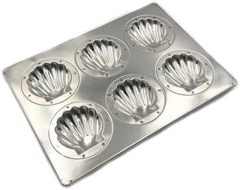 Matsunaga Seisakusho Silicone Processing Silver Scallop Top Plate 6P - Image 3