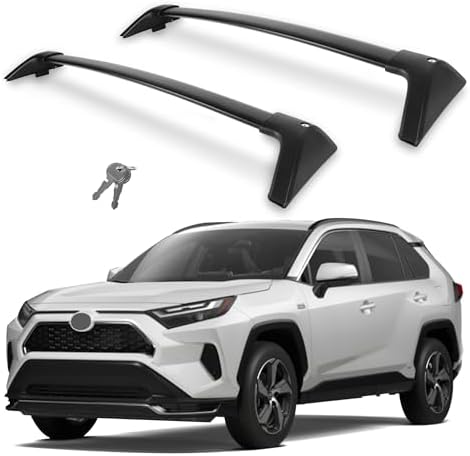 FLYCLE 260LBS Lockable Roof Rack Crossbars for 2019-2025 RAV4 by FLYCLE