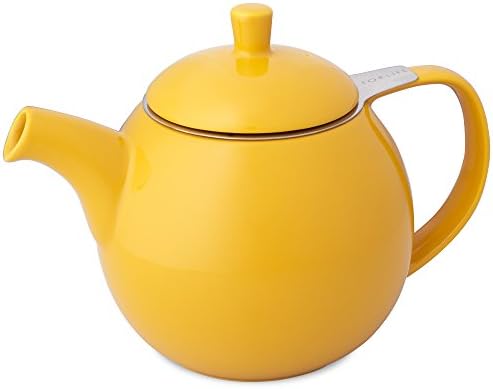 FORLIFE Curve Teapot with Infuser, 24-Ounce, Mandarin by Unknown