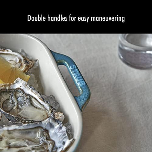 Staub 3-Pc Ceramic Baking Dish Set, Oven Safe Up To 570°F, Turquoise - Image 6