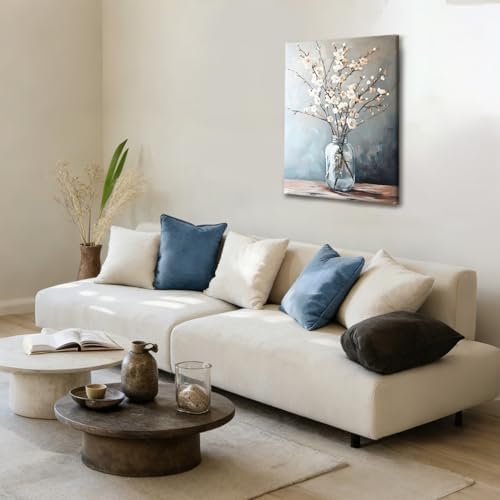 Doqueodas Botanical And Floral Art Canvas Wall Art16x24 Inch Framing - Image 7