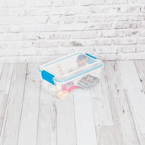 Sterilite Gasket Storage Box with Lids for Home & Office, 7.5 Quart,18-Pack - Image 5