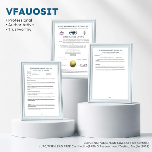 VFAUOSIT Kitchen Faucet with Pull Down Sprayer, Oil Rubbed Bronze - Image 5