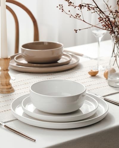 Famiware Milkyway 16-Piece Dinnerware Set with Pasta Bowls, Multi-color - Image 3