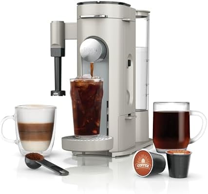 Ninja Pod and Grounds Coffee Maker, K-Cup Compatible, Stone, PB051ST by Unknown