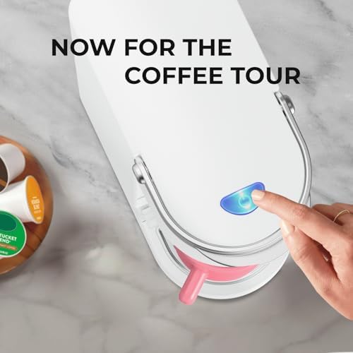 CHULUX Slim Single Serve Coffee Maker for K Pod, Brew Up to 12oz Cup, White - Image 7