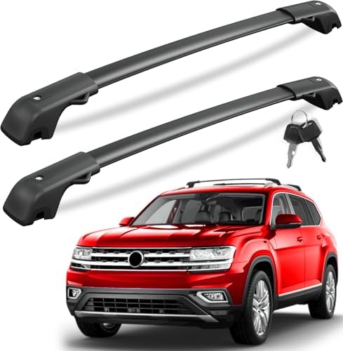 KINGGERI 300lb Roof Rack Cross Bars for Volkswagen VW Atlas 2017-2026 by KINGGERI