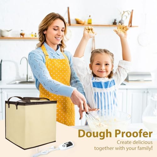 Dough Proofer with Heater, Bread Pizza Dough Proofing kit Temperature Control Proofing Accessories for Making Bread, Yogurt, Natto and Handmade Soap - Image 7