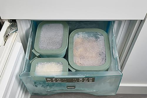 Dieses 3-teilige Vorratdosen Set enthält rechteckige Plasticboxen in den Größen von 750 ml, 1500 ml und 3000 ml. Die Cirqula luftdichte Aufbewahrungsboxen können zum Aufbewahren, Einfrieren und Aufwärmen von Lebensmitteln verwendet werden. Aufgrund ihr... - Image 5