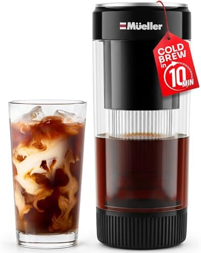 Mueller RapidBrew Cold Brew Iced Coffee Maker, Black by MUELLERHOME