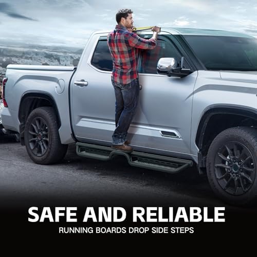 CrewMax Cab Running Boards Side Steps Fits 2022-2026 Toyota Tundra - Image 3