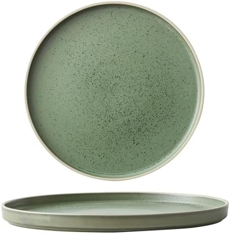 MOD Round Plate 9.25 Inch – Smoky Basil. Set of 6 - Image 2