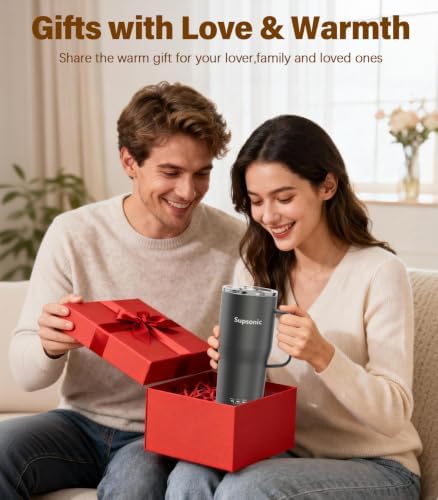 Supsonic Heated Coffee Mug, 20oz Electric Temperature Control Cup (S3) - Image 6