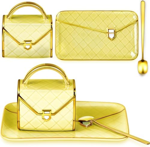 Zubebe 1 Set Coffee Mug Elegant Handbag Shaped Cup,Light Yellow by Zubebe