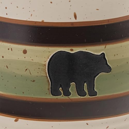 Park Designs Skyline Bear Mug Set of 4, Stoneware - Image 3