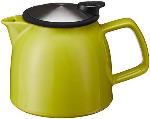 FORLIFE Bell Ceramic Teapot with Basket Infuser, 26-Ounce/770ml, Lime by Unknown