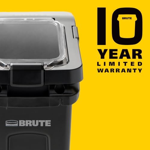 Rubbermaid Commercial Products BRUTE Air-tight 50 lb Feed Storage Container - Image 3