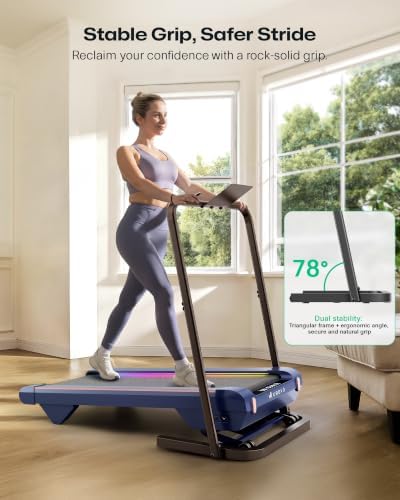 UREVO Walking Pad Handle Bar Only, Universal Compatible for Walking Pads 23.6'' Wide, Transform WalkingPad Into a Treadmill in Seconds, Easy Moving with Wheels, Quick Assembly, Sturdy Design - Image 2
